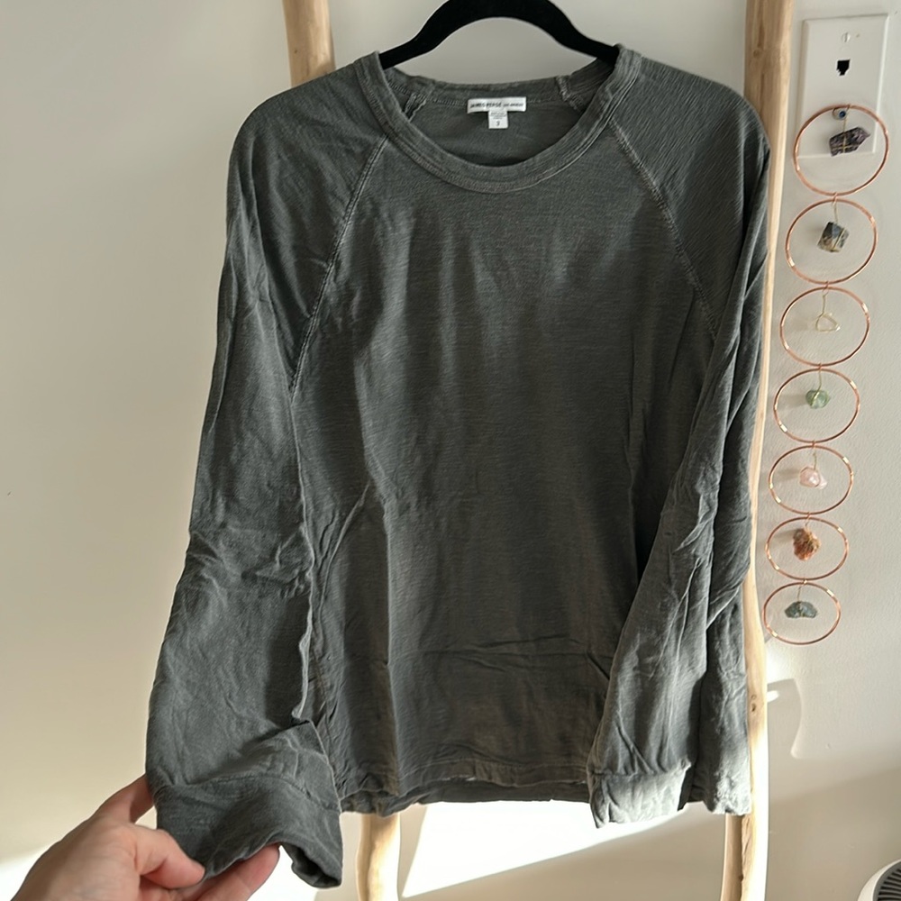 James Perse long sleeve raglan T